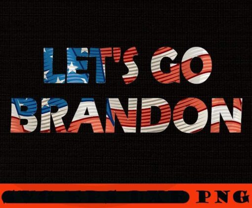 Retro vintage Let's Go Brandon, US flag wording art support for trump, FJB, Anti biden pro trump, trending USA American political, Customizable PNG
