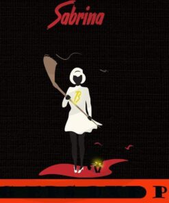 Sabrina and her cat, 2021 halloween, halloween theme, halloween scary gift for man woman , Awesome horror Art, Customizable PNG