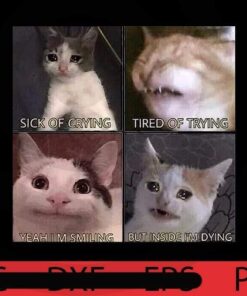 Sad cats, Halloween art, Happy 2021 Halloween, Halloween Theme, funny Halloween Gift, Customizable PNG