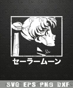 Sailor Moon, Magical Girl, Japanese Shojo Manga, Usagi Tsukino, Superheroine, Japanese Anime, Anime Lovers SVG PNG DXF, EPS, PDF