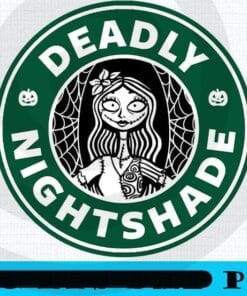 Sally Nightmare Coffee deadly night shade, The Nightmare Before Christmas, Halloween Disney Film, Halloween 2021, Scary Film, Customizable PNG
