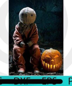 Sam Trick R Treat scary art pumpkin , Halloween 2021, 2021 Halloween, Halloween, Halloween Theme, Halloween Art, Halloween Gift For Man woman, Customizable PNG