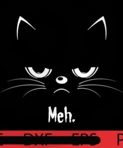 Sarcastic Funny Angry cat meh, Halloween 2021 art, Halloween, Halloween Theme, Scary Halloween Gift, Customizable PNG