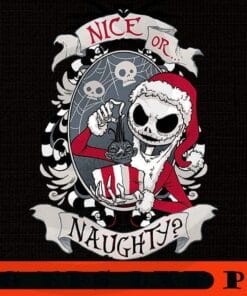Scary Santa Classic, The Nightmare Before Christmas, Disney Scary Halloween Film, Halloween 2021, Customizable PNG