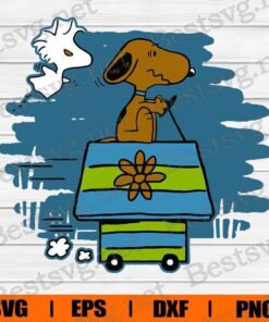 Scooby doo Snoopy,Snoopy With Woodstock, Snoopy Cartoon, Disney Cartoon, Svg Eps Png Dxf