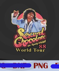 Sexual Chocolate, Mr. Randy Watson, World Tour 88, Randy Chocolate, Vintage, Fictional Music band, Coming To America, Coming 2 America, Customizable Png