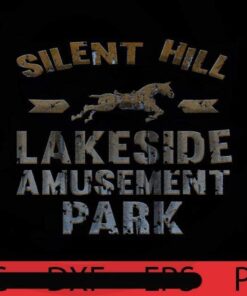 Silent hill lakeside amusement park, Halloween 2021, 2021 Halloween, Happy Halloween, Halloween Theme, Scary Halloween Art, Scary Halloween Art Gift, Customizable PNG