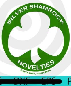 Silver Shamrock Novel, Halloween, Halloween Theme, Halloween Gift, Halloween 2021, 2021 Halloween, Scary Cute Awesome Art, Funny Gift, Halloween Art, Customizable PNG