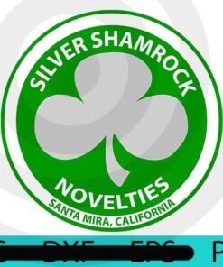 Silver Shamrock Novelties green , Halloween 2021 art, Halloween, Halloween Theme, Halloween Gift, Customizable PNG
