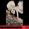 Skeleton Ghost Ukiyo-e , Halloween 2021, Halloween, Funny, 2021 Halloween, Halloween Theme, Halloween Art, Cute, Scary, for man woman kid, Customizable PNG