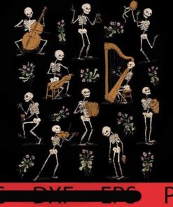Skeleton orchestra skull Musical instrument flower , Halloween 2021, Halloween, Halloween Theme, Halloween Gift, 2021 Halloween, Halloween Art Gift, Man gift, woman gift, Customizable PNG