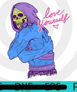 SKELETOR - LOVE YOURSELF, Happy Halloween 2021, 2021 Halloween, Halloween, Awesome Halloween Theme, Halloween Art, Halloween Gift For Man woman, Customizable PNG