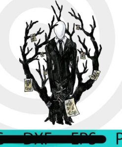 Slenderman III, Halloween 2021, Halloween, Halloween Theme, Scary Halloween Art, Halloween Gift, Customizable PNG