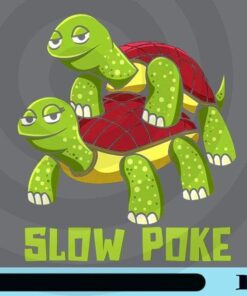 Slow Poke, Turtle Slow Poke Funny, Funny Turtle, Couple Turtle Porn, Ocean Turtle animal Customizable Png