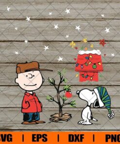 Snoopy Christmas, Snoopy Cute, Christmas, Layered SVG, DXF, PNG, EPS