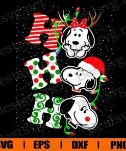 Snoopy Christmas, Snoopy Reindeer, Snoopy cartoon, Christmas, Layered SVG, DXF, PNG, EPS