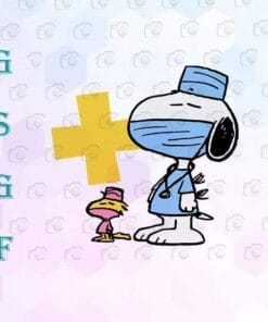 Snoopy Doctor, Snoopy Nurse, Dr. Snoopy to the rescue!, Snoopy lovers, Snoopy pictures, Snoopy cartoon, Happy Nurses day, Layered SVG, DXF, PNG, EPS
