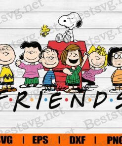 Snoopy Friends, Charlie Brown Svg, Violet, Linus van Pelt Svg, Peppermint Patty, Sally Brown, Cartoon, Disney Cartoon, Layered SVG, DXF, PNG, EPS