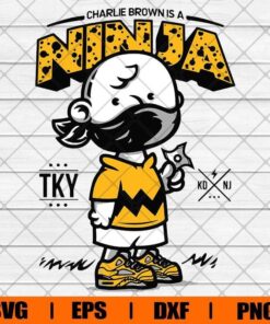 Snoopy Ninja, Charlie Brown Is A Ninja, Snoopy Cute, Layered SVG, DXF, PNG, EPS