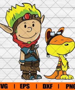 Snoopy Shirt,Mashup of Jak and Daxter and Peanuts, Snoopy cartoon, Layered SVG, DXF, PNG, EPS