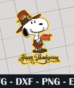 Snoopy Thanksviving svg, Thanksgiving svg, Toasted Turkey, Happy Thanksgiving, Layered SVG, DXF, PNG, EPS