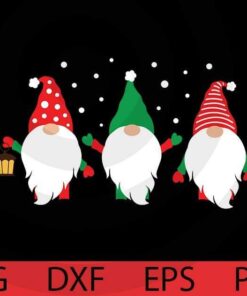 SNow Gnomes , Xmas gnomes bundle, Christmas Gnomes Bundle Customizable Layered Svg, Svg Eps Png Dxf