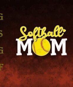 Softball Mom Cute, Mother Love Softball, Mother Gift, Gift for Mother, Happy Mother Day, Softball Lovers, Layered SVG, DXF, PNG, EPS