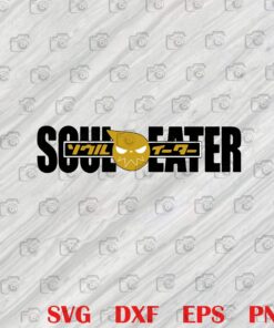 Soul Eater , Anime, Maka Albarn, Death the Kid, Black Star, Japanese, Layered SVG, DXF, PNG, EPS