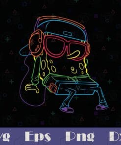 Spongebob SquarePants Hip Hop, Spongebob Birthday, Spongebob Design, Gift for Kids,SVG PNG DXF, EPS, PDF