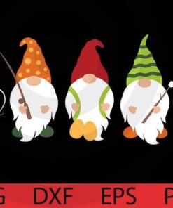 spring cute , Cute sweet awesome Funny Gnomes Customizable Layered Svg, Svg Eps Png Dxf