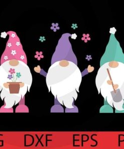 Spring, Holiday gnomies bundle, Cute sweet awesome Funny Gnomes Customizable Layered Svg, Svg Eps Png Dxf