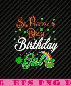 St Patricks Day, Birthday Girl Face Mask, Shamrock, Rainbow Face Mask, Young Clover, Golden Coin, Hidden Pot, Birthday Gift , Girl Gift Layered Svg Eps Png Dxf