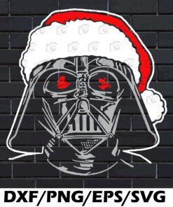 Star Wars, Santa Darth Vader Sketch, Christmas, Christmas Tree, Merry Christmas, Christmas Vacation, Layered SVG, DXF, PNG, EPS