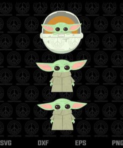 Star Wars SVG, Baby Yoda SVG, Cute Baby Yoda, Baby Yoda Lovers, Star Wars, Layered Svg Png Eps Dxf
