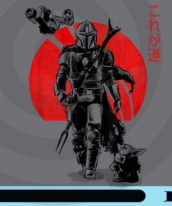 Star Wars, The Mandalorian, The Child Red Sun Ink Portrait, Mandalorian And Baby Yoda, Baby Yoda Cute, Yoda Lover Customizable Png