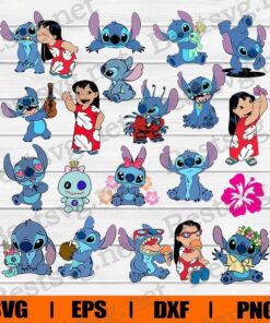 Stitch Cliparts,Cartoon cliparts, Lilo And Stitch , Lilo And Stitch Cartoon, Stitch Lover , Lilo Lover , Disney Cartoon, Svg Eps Png Dxf