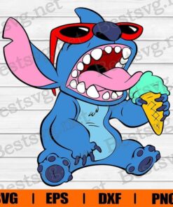 Stitch Shirt In Hawaiian, Lilo And Stitch , Stitch Lover , Lilo And Stitch Cartoon, Disney Cartoon, Svg Eps Png Dxf
