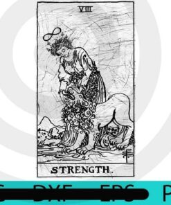 Strength Tarot Card, Happy Halloween 2021, 2021 Halloween, Halloween, Halloween Theme, Scary Halloween Art, Scary Halloween Gift, Customizable PNG