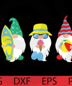 SUmmer Holiday gnomies bundle, Cute sweet awesome Funny Gnomes Customizable Layered Svg, Svg Eps Png Dxf