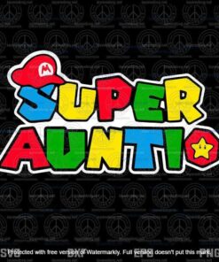 Super Mommio Svg, Funny Mommy Sticker Svg, Mother's Day Svg, Video Gaming Lover, Customizable Layered Svg, Png, Dxf, Eps