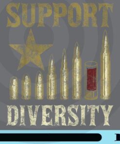Support Diversity, Warrior XII, American Strong, Gift for Gunner, Patiotic Gift, Star, Gift for Men, Shot Gun Bullet, Customizable Png