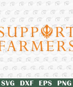 Support Indian farmers, Jatt Sikh farmer protest, Farmer Gift Layered Svg, Svg Eps Png Dxf
