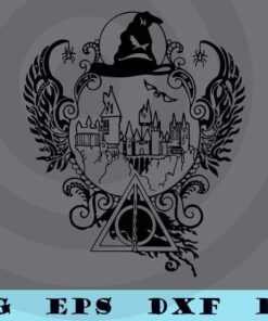 Teacher Sticker Harry Potter Wizarding World halloween Customizable Layered Svg, Svg Eps Png Dxf