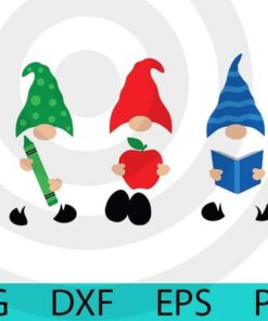 Teachers' Day , back to school, Holiday gnomies bundle, Cute sweet awesome Funny Gnomes Customizable Layered Svg, Svg Eps Png Dxf