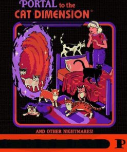 The Cat Dimension, Retro Comedy 2021 Halloween, retro vintage halloween art, 2021 halloween gift, halloween theme Customizable PNG