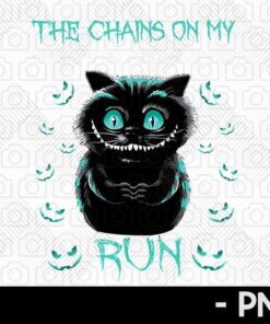 The Chain On My Mood Swing Just Snapped Run Black Cat Perfect Horror Gift For Halloween Customizable PNG