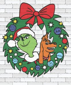 The Grinch, Christmas Wreath, Chrismas Gift , Grinch Lovers, Dog Lovers, Merry Christmas svg, png, dxf, eps