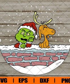 The Grinch, Merry Christmas, Grinch Christmas, Santa Grinch , Cute Dog, Grinch Lover SVG PNG DXF, EPS, PDF
