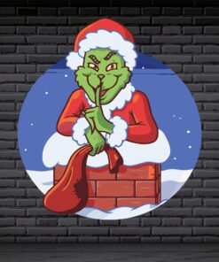 The Grinch Santa, Chimney , Chrismas Night , Merry Christmas, Grinch Gift For Kids svg, png, dxf, eps