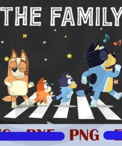 The Heeler Family Bluey Dad Mom For Lover, Blue Heeler puppy, Funny Puppy, Love Dog, Customizable Layered Png